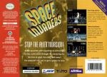 Space Invaders Box Art Back